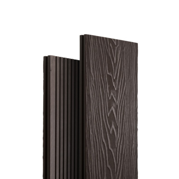 Террасная доска Экодекинг Топ полнотелая 150x21x3000 Венге